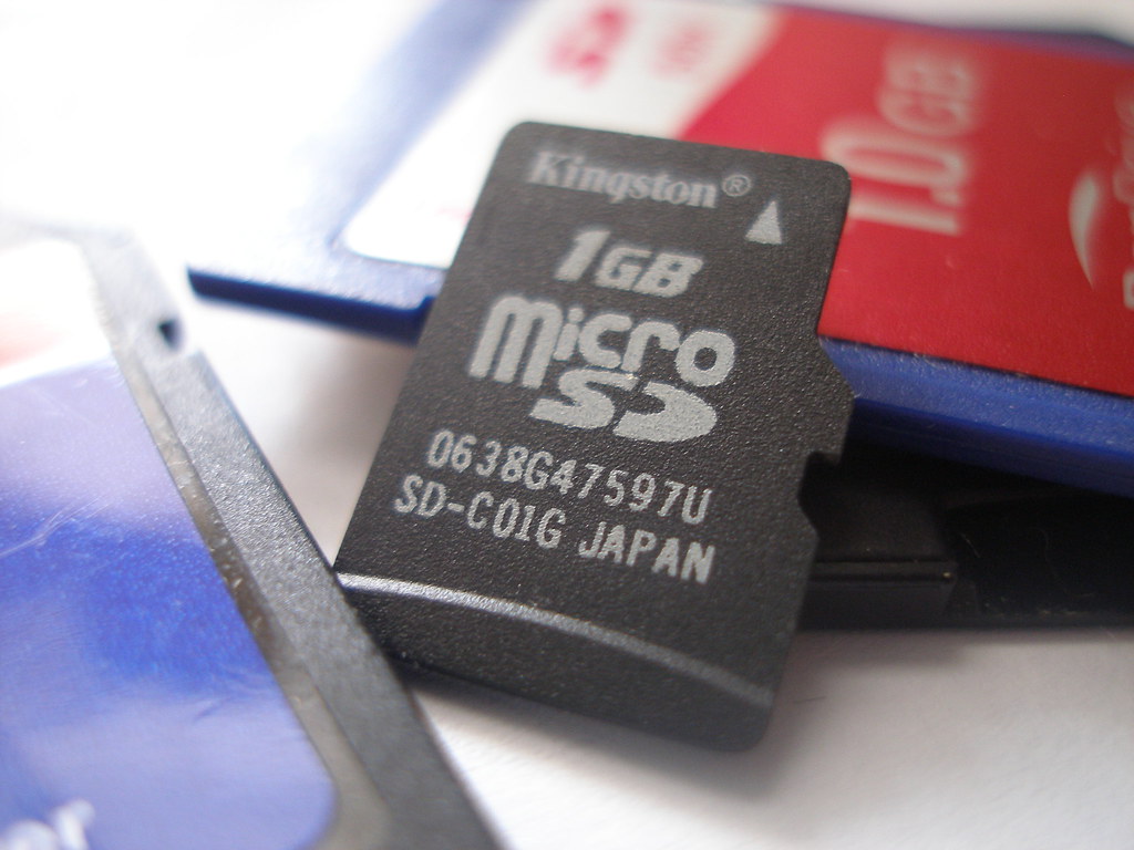 A 1GB MicroSD Card. Photo by Khairil Yusof.