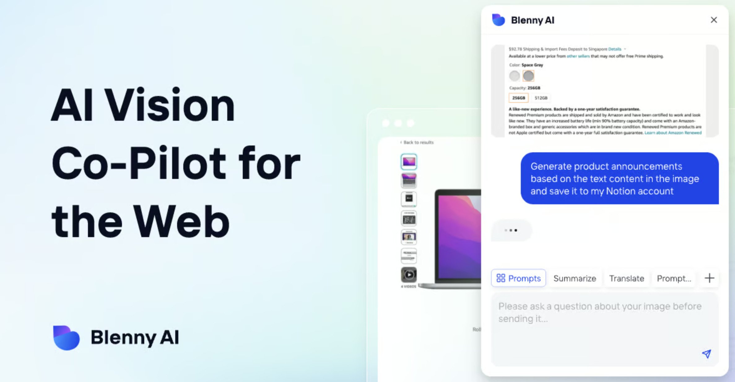 Blenny (AI vision copilot, WIP)