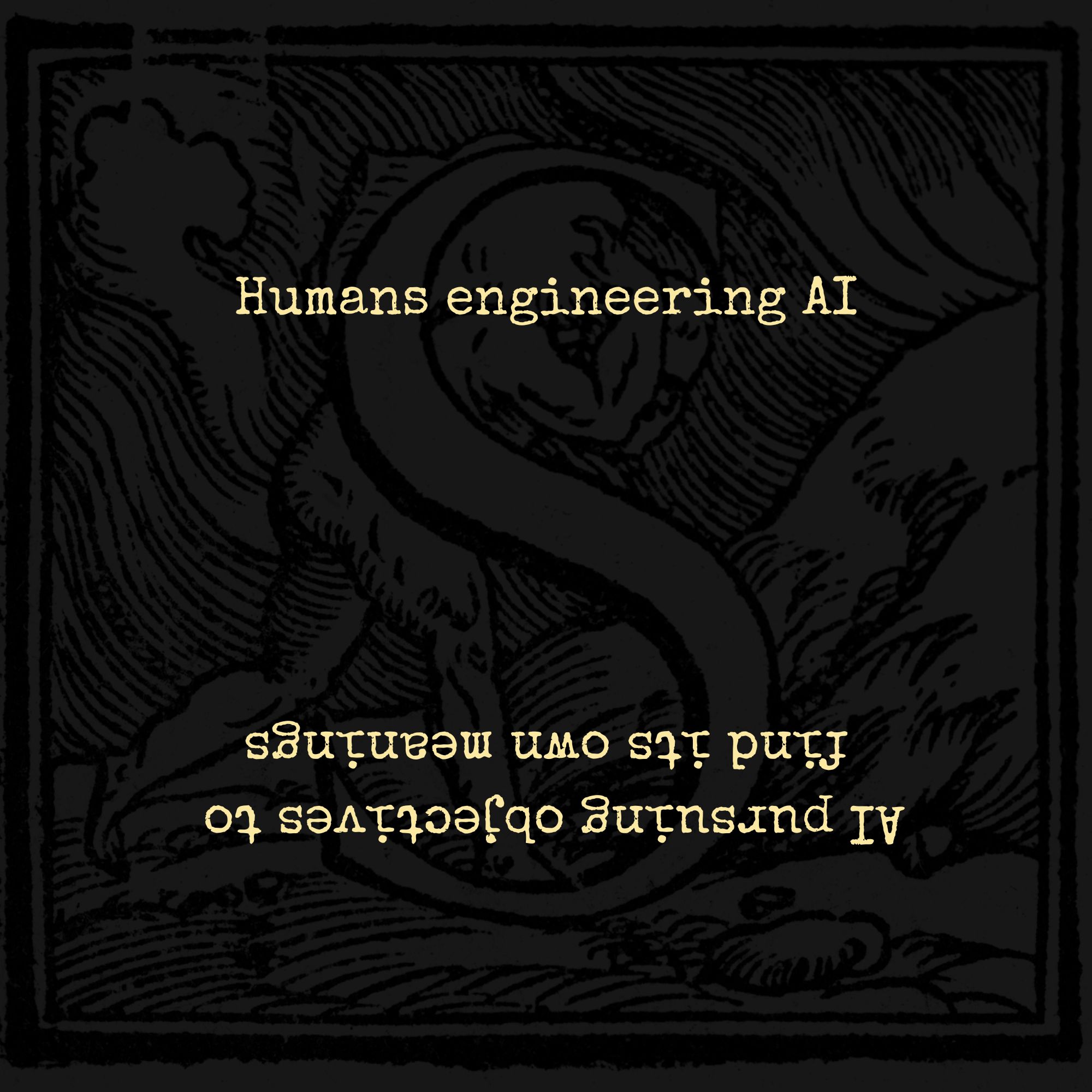 the absurdity and meaningfulness of AI